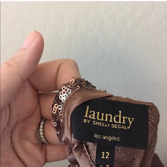 Laundry by Shelli Segal Sequin Blouson Dress - Picture 5 of 5